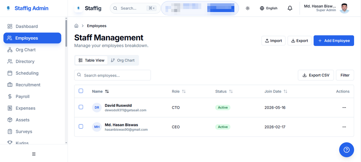 Employee Management