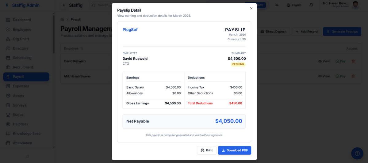 Payroll Management